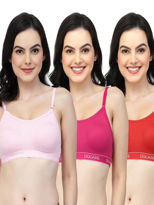 multi colored hosiery sports bra - 19883412 - Very Small Image - 1