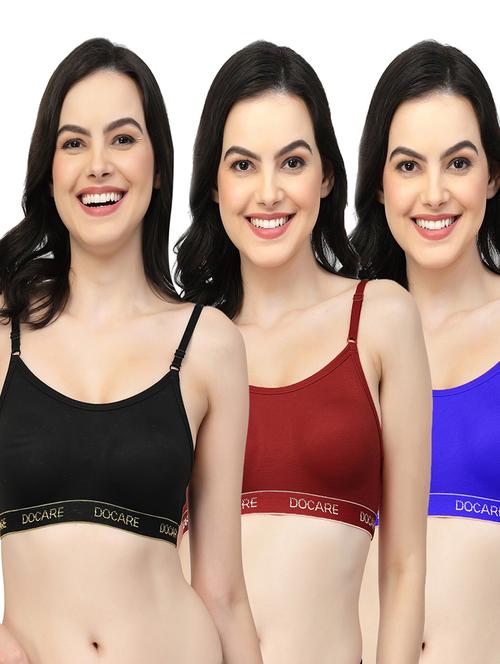 multi colored hosiery sports bra - 19883419 - Very Small Image - 1