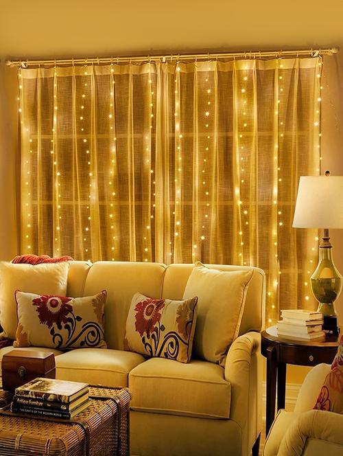 hanging window curtain lights - 19883695 - Very Small Image - 1