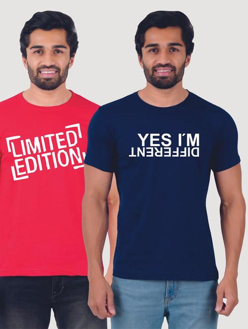 men pack of 2 round neck t-shirt - 19885485 - Very Small Image - 1