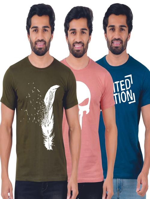 men pack of 3 como t-shirt - 19885845 - Very Small Image - 1