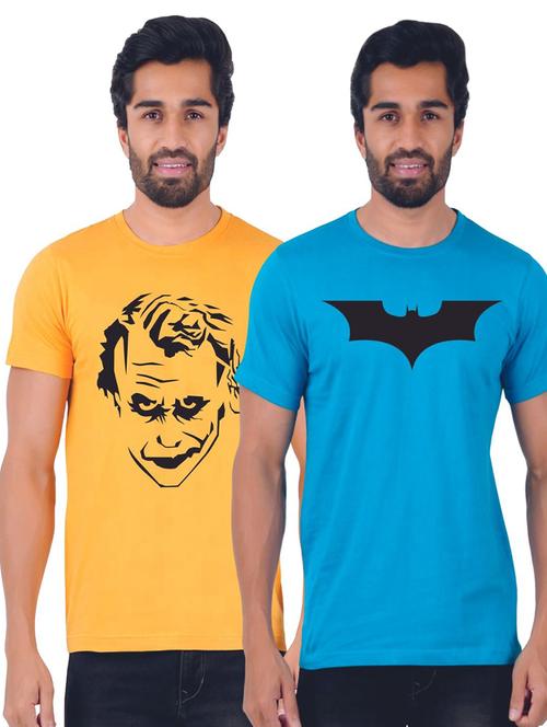 pack of 2 chest print t-shirt - 19885930 - Very Small Image - 1