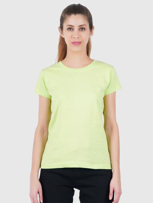 women's plain round neck t-shirt - 19885953 - Very Small Image - 1