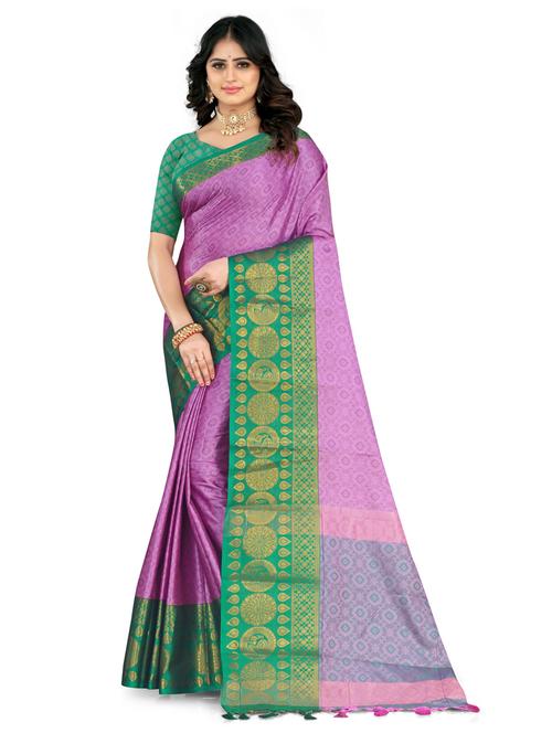 ethnic motif venkatagiri saree - 19887856 - Very Small Image - 1