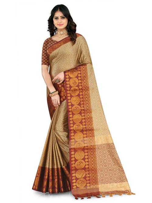 ethnic motif venkatagiri saree - 19887864 - Very Small Image - 1