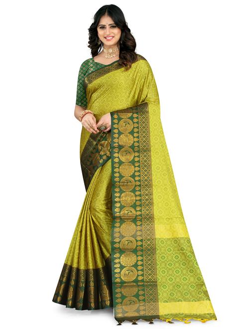 ethnic motif venkatagiri saree - 19887882 - Very Small Image - 1