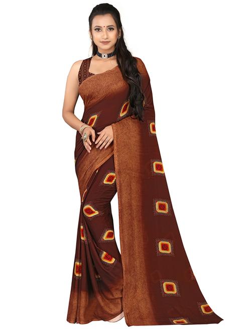 self-design printed saree - 19887903 - Very Small Image - 1