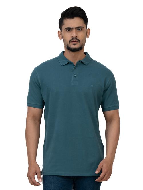 men solid cotton polo t-shirt - 19889750 - Very Small Image - 1