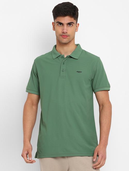 men solid cotton polo t-shirt - 19889895 - Very Small Image - 1