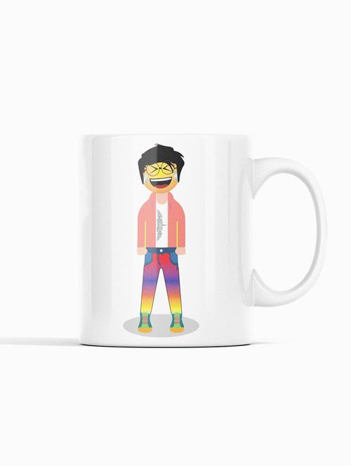 a young laughing emoji- emoji printed coffee mugs for emoji lovers - 19890672 - Very Small Image - 1