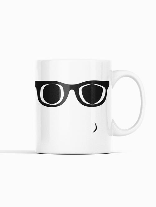 black and white glasses emoji- emoji printed coffee mugs for emoji lovers - 19890676 - Very Small Image - 1