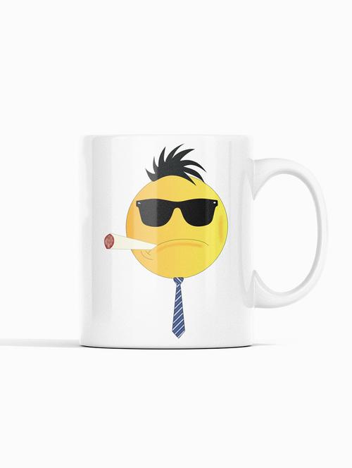 i am the boss emoji- emoji printed coffee mugs for emoji lovers - 19890696 - Very Small Image - 1