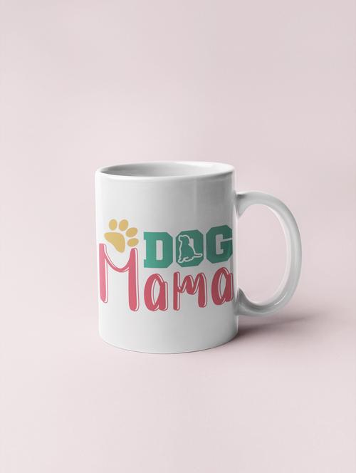 dog mama -printed coffee mugs for pet lovers - 19890722 - Very Small Image - 1