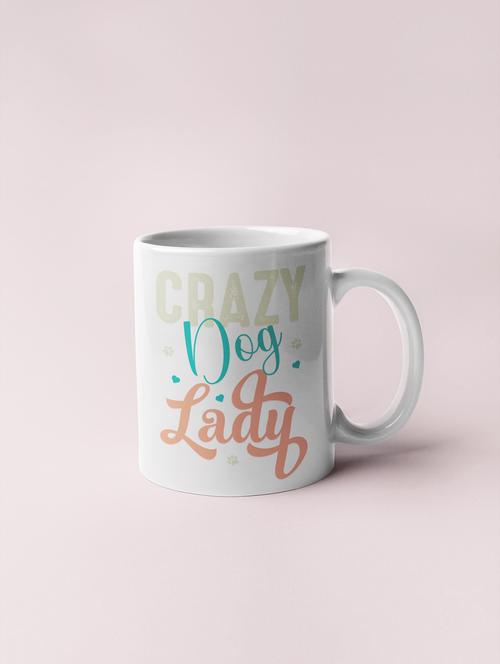 crazy dog lady -printed coffee mugs for pet lovers - 19890727 - Very Small Image - 1