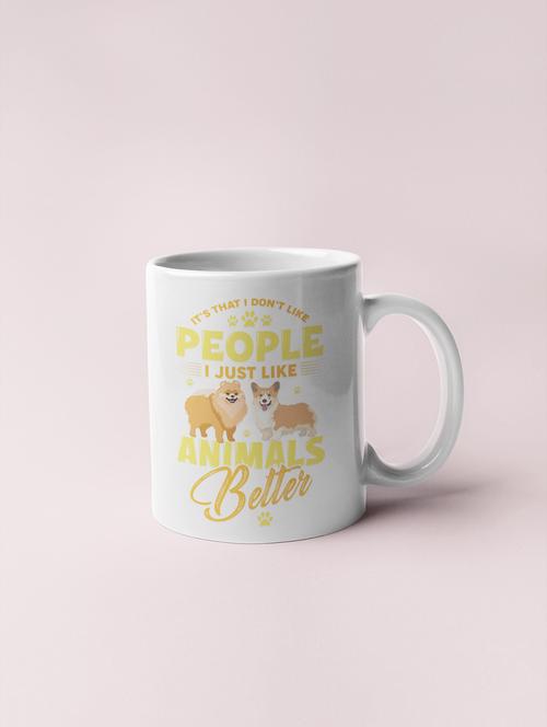 i just like animals better-printed coffee mugs for pet lovers - 19890748 - Very Small Image - 1