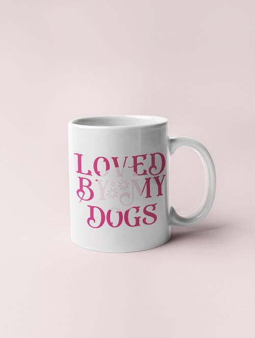loved by my dogs -printed coffee mugs for pet lovers - 19890753 - Very Small Image - 1