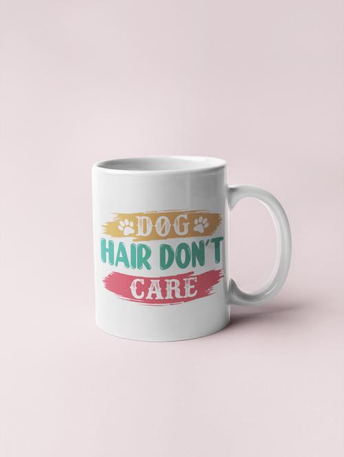 dog's hair don't care -printed coffee mugs for pet lovers - 19890776 - Very Small Image - 1