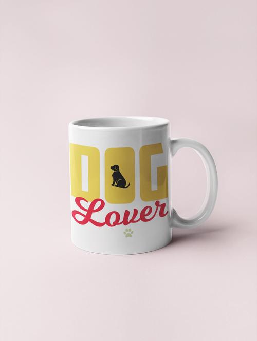 dog lover yellow and red text -printed coffee mugs for pet lovers - 19890787 - Very Small Image - 1