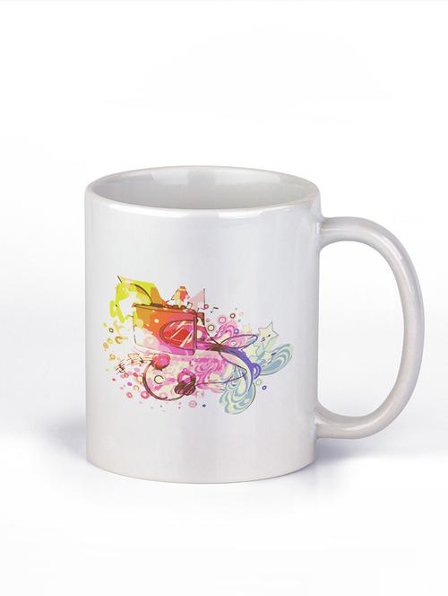 color full walkman - white - printed mug - personalized coffee or tea mug - 19890858 - Very Small Image - 1