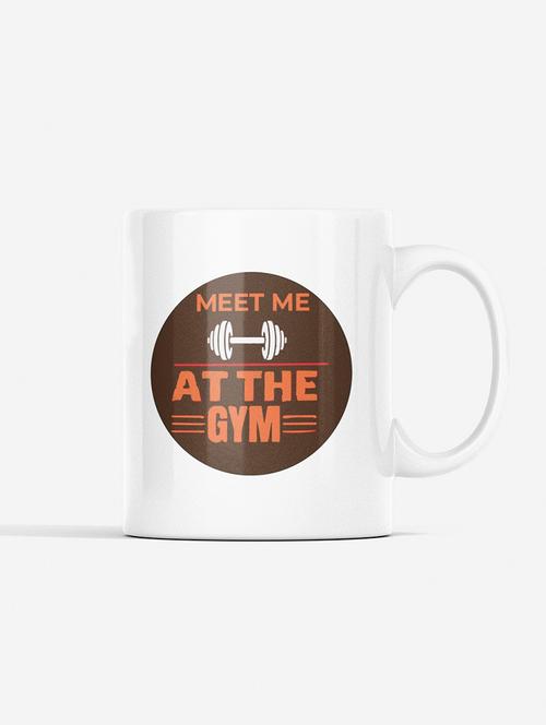 meet me at the gym - printed coffee mugs for gym lovers - 19890873 - Very Small Image - 1