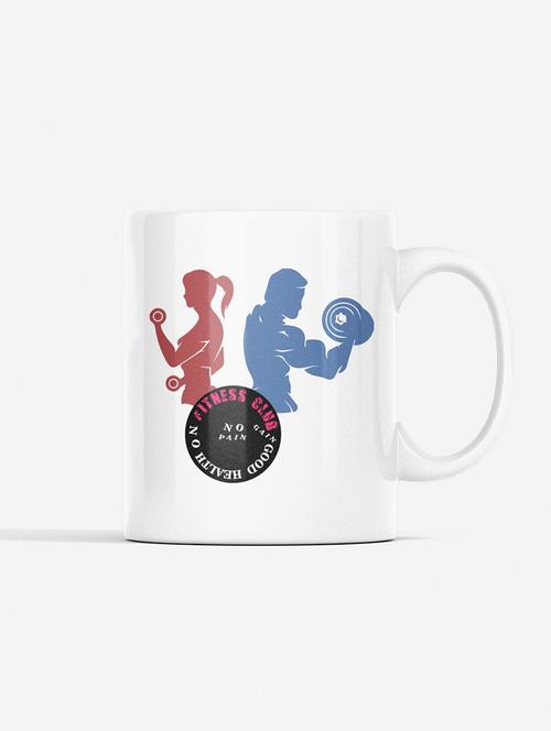 fitness club, good health on - printed coffee mugs for gym lovers - 19890898 - Very Small Image - 1