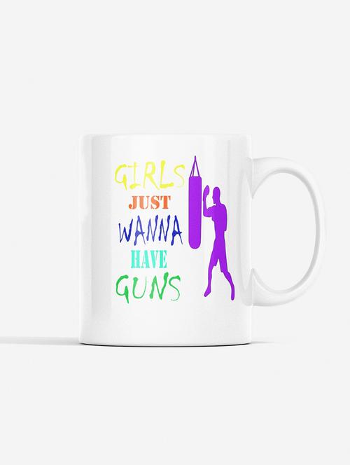 girls just wanna have guns - printed coffee mugs for gym lovers - 19891000 - Very Small Image - 1