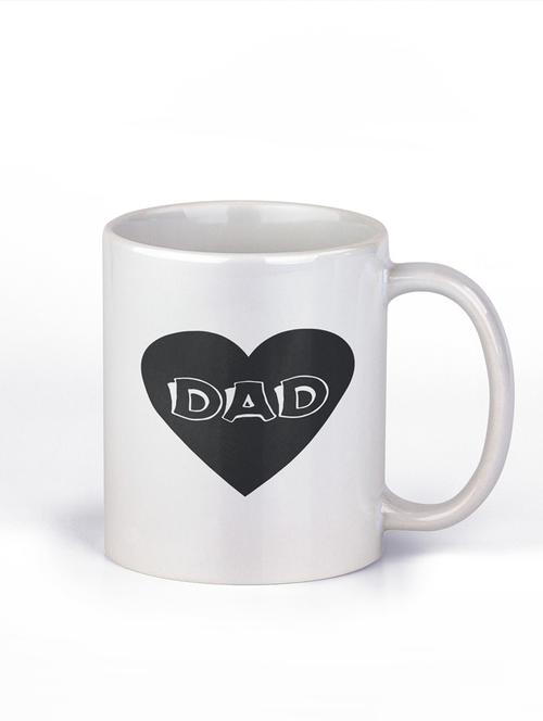 dad text in heart - printed coffee mugs for family - 19891059 - Very Small Image - 1