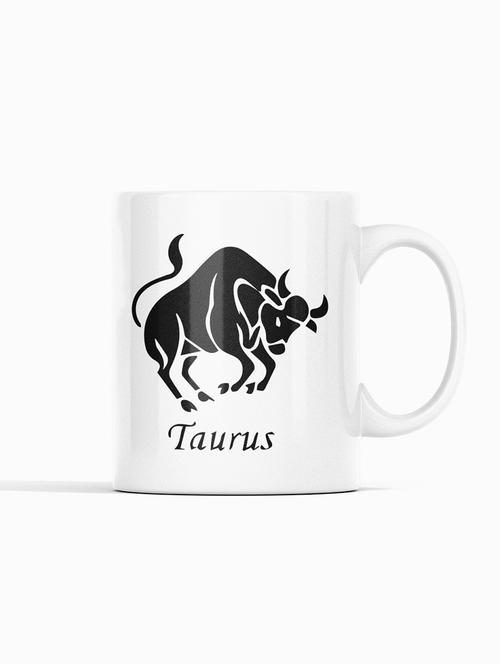 taurus symbol (bg black) - zodiac sign printed coffee mugs - 19891154 - Very Small Image - 1