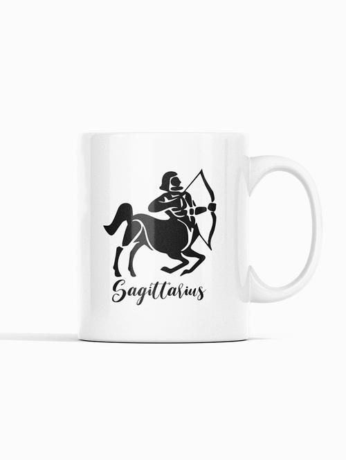 sagittarius symbol (bg black) - zodiac sign printed coffee mugs - 19891161 - Very Small Image - 1