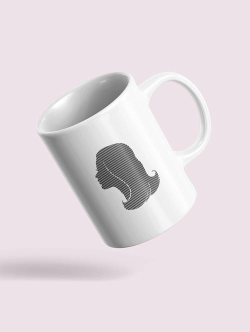 cute hair girl - designable printed coffee mugs - 19891245 - Very Small Image - 1