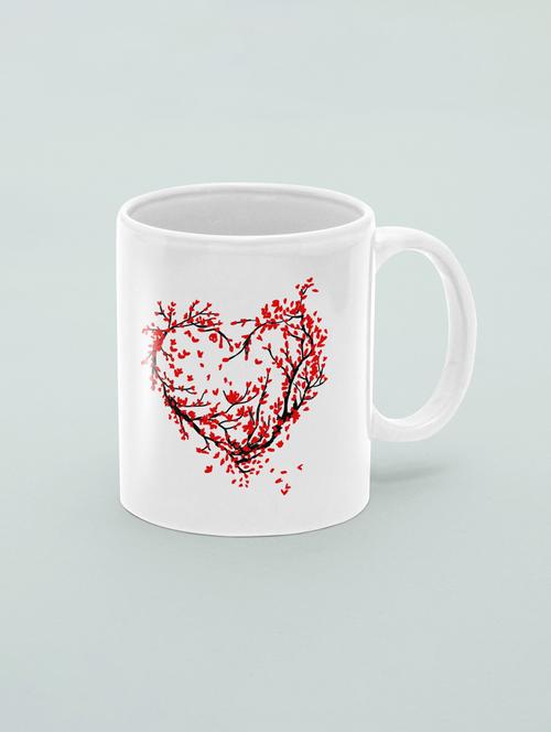 fine lines heart - printed coffee mugs for valentine's day - 19891256 - Very Small Image - 1