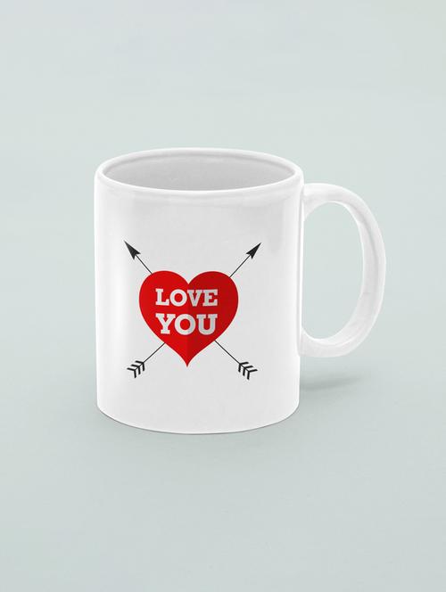 love you text in heart - printed coffee mugs for valentine's day - 19891264 - Very Small Image - 1