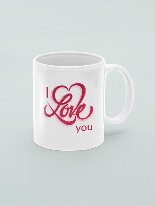 i love you text - printed coffee mugs for valentine's day - 19891306 - Very Small Image - 1