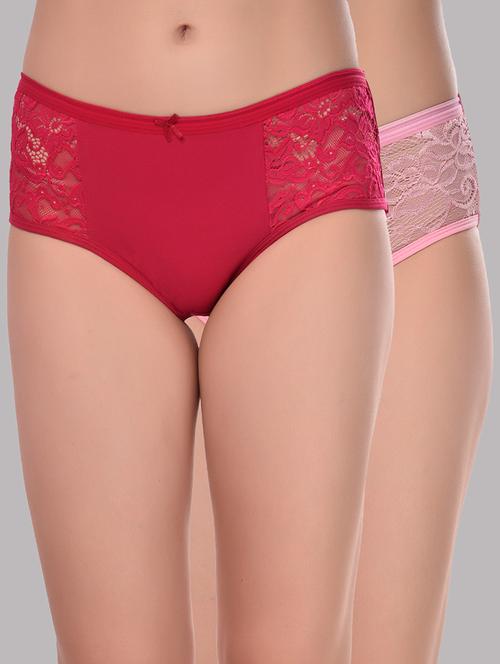 pack of 2 solid hipster pantys - 19891441 - Very Small Image - 1