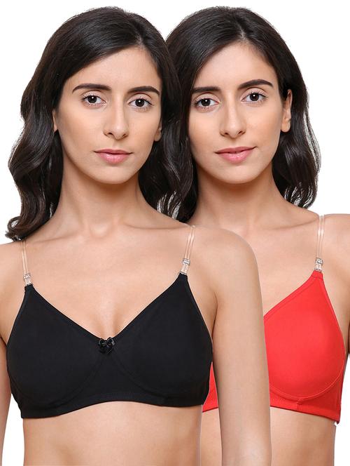 pack of 2 solid backless bra - 19892047 - Very Small Image - 1