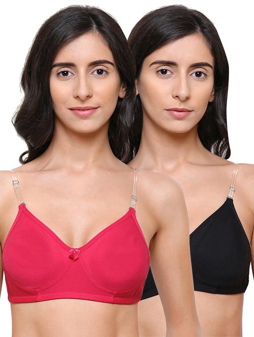 pack of 2 solid backless bra - 19892048 - Very Small Image - 1