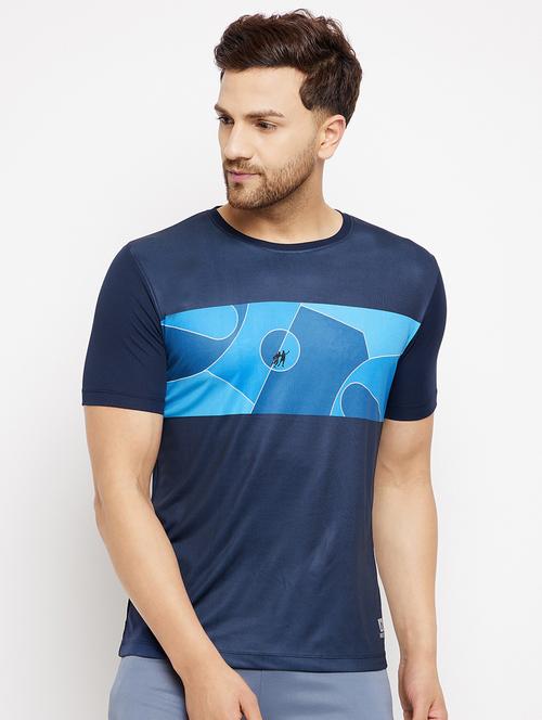 round neck polyester sports t-shirt - 19892391 - Very Small Image - 1