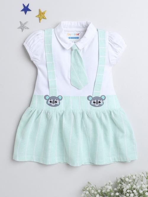 girls shoulder strap sleeveless frock - 19893113 - Very Small Image - 1