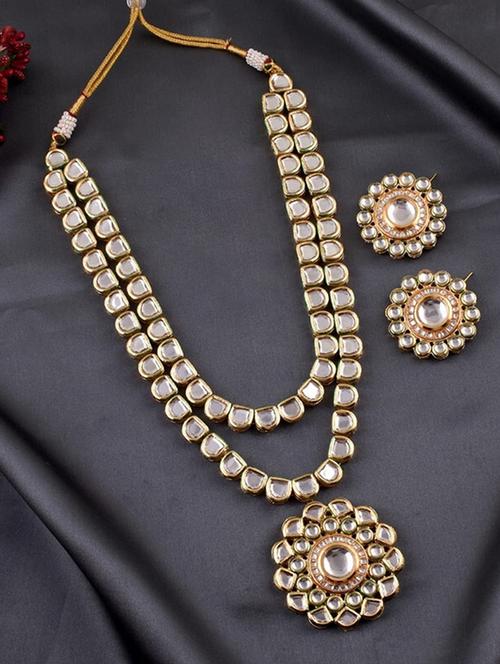 tjc brass gold plated jewellery set - 19897210 - Very Small Image - 1