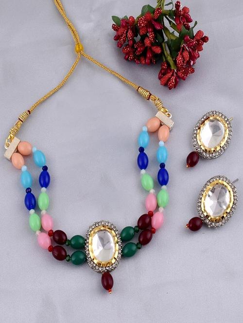 tjc brass gold plated jewellery set - 19897214 - Very Small Image - 1