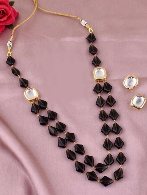 tjc beads studded brass jewellery set - 19897567 - Very Small Image - 1
