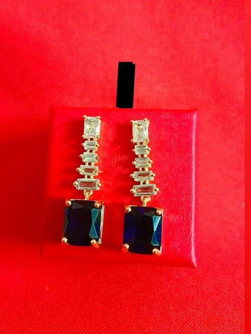 tjc stones & pearls detailed drops earrings - 19898988 - Very Small Image - 1