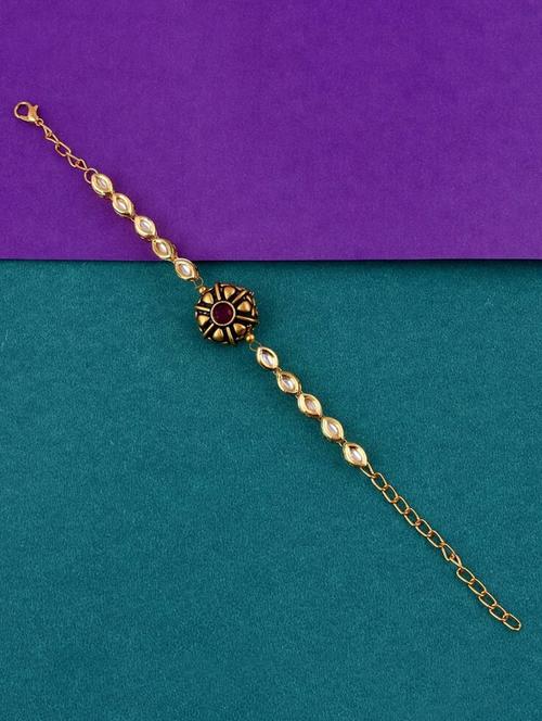 tjc brass gold-plated bracelet - 19899166 - Very Small Image - 1