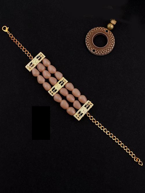 tjc brass gold-plated bracelet - 19899169 - Very Small Image - 1