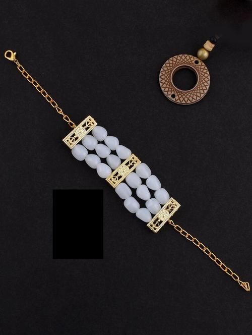 tjc brass gold-plated bracelet - 19899194 - Very Small Image - 1