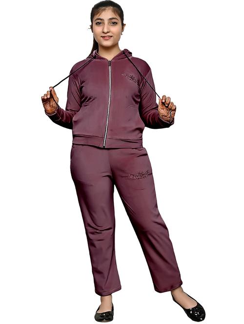mauve wool full length set - 19899582 - Very Small Image - 1
