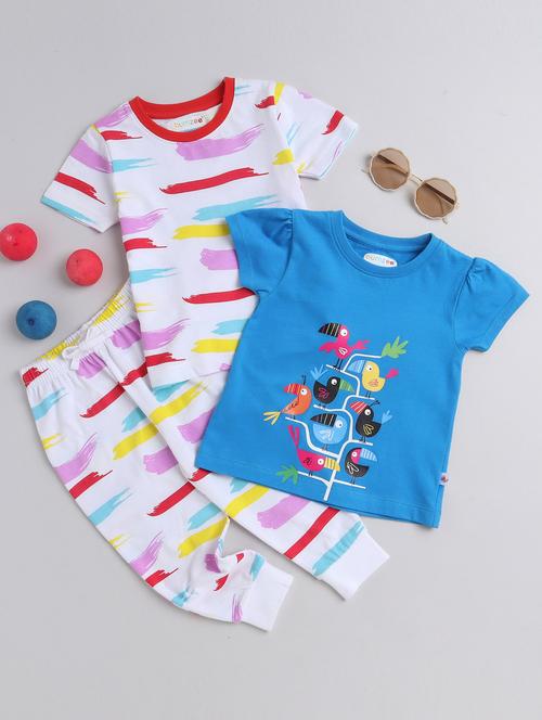 printed cotton full length sets - 19900976 - Very Small Image - 1