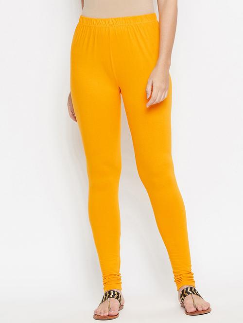 yellow cotton leggings - 19902976 - Very Small Image - 1