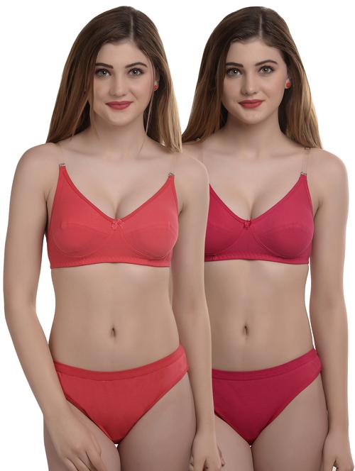 pack of 2 bras and panty set - 19903606 - Very Small Image - 1