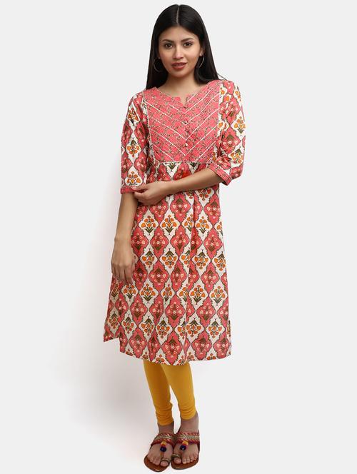 women's straight kurta - 19905029 - Very Small Image - 1